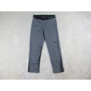 Nike Pants Womens Small Gray Workout Dri Fit Leggings Nike Pro Yoga Gym Ladies*‎